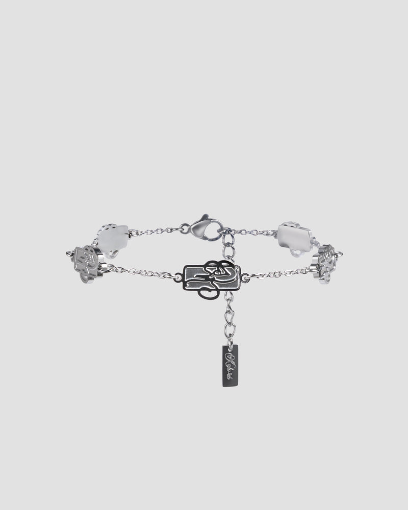 Koluré WNBA Bracelet – Armband aus Edelstahl in Silber mit Sport-Charms