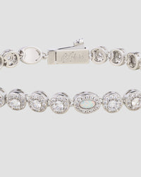 Luxe Crystal Bracelet Silver