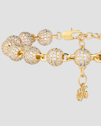 Frozen Orb Bracelet Gold