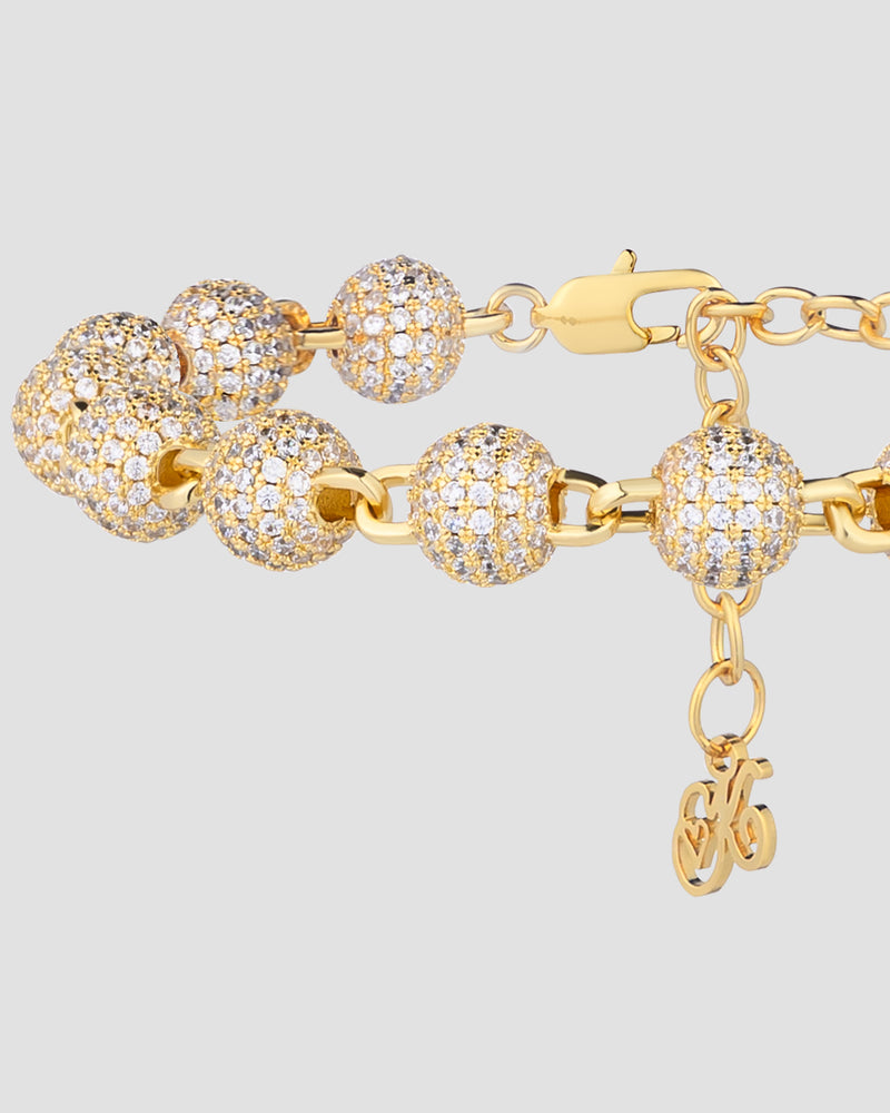 Frozen Orb Bracelet Gold