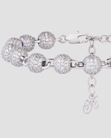 Frozen Orb Bracelet Silver