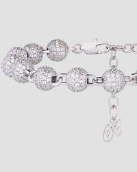 Frozen Orb Bracelet Silver
