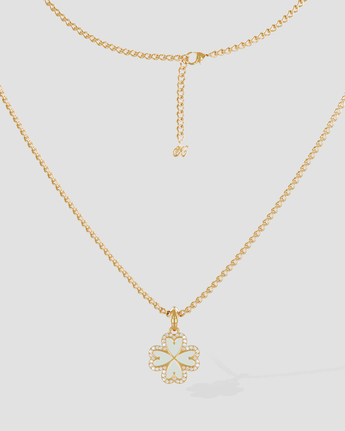 Koluré Lien d’Éclat Necklace Beige/Gold – Produktbild