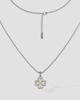 Koluré Lien d’Éclat Necklace Beige/Silber – Produktbild