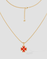 Koluré Lien d’Éclat Necklace Rot/Gold – Produktbild