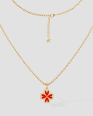 Koluré Lien d’Éclat Necklace Rot/Gold – Produktbild
